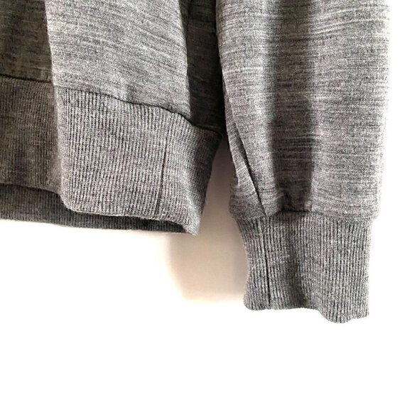 Icebreaker Mens Shifter Wool Blend Hoodie Sweater Small Gritstone Heather Gray - Picture 4 of 12